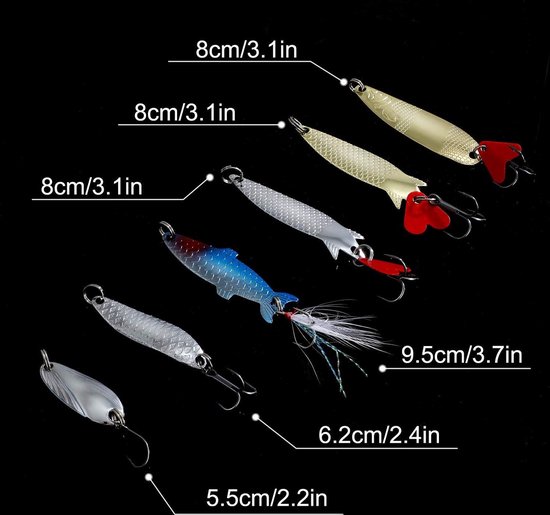 Mix Floating Fishing Bait Hooks Set with Storage Box - Fishing Accessories — afbeelding 4