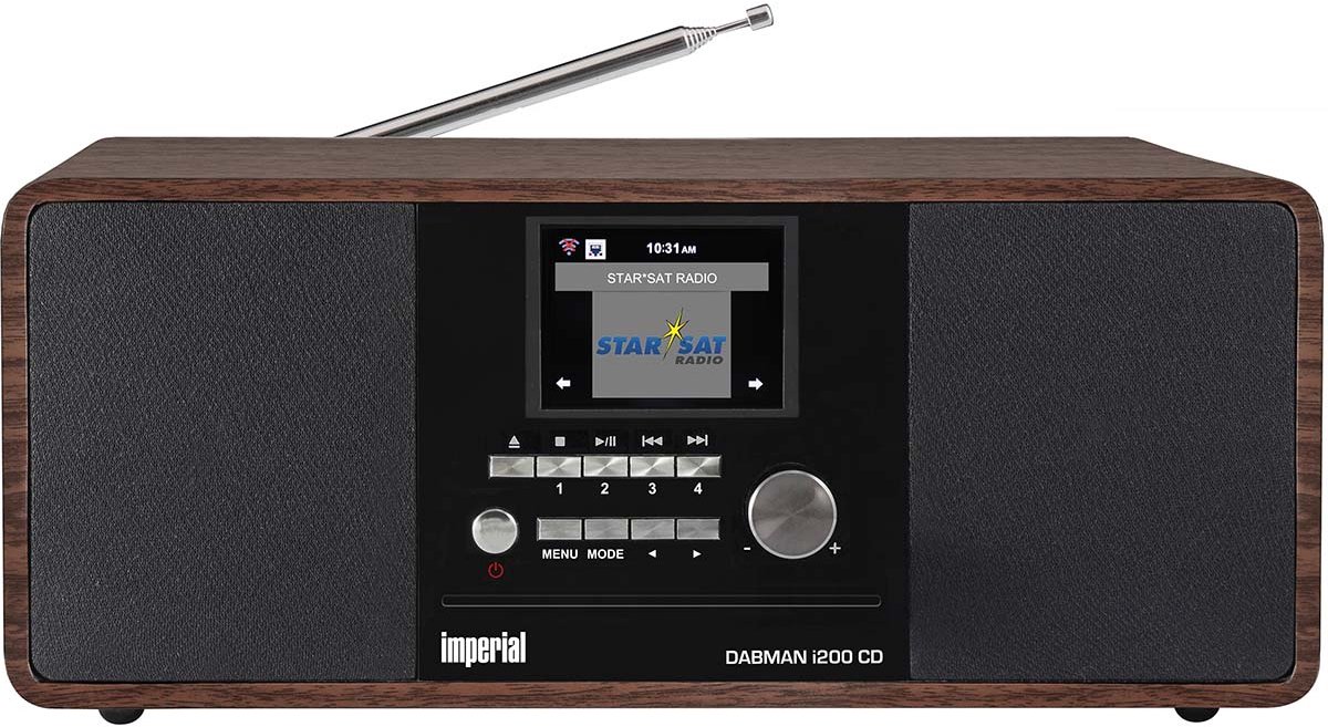 Bol.com Imperial DABMAN i200 CD Multifunctionele radio DAB+ / FM / Internet / Bluetooth Houtlook aanbieding