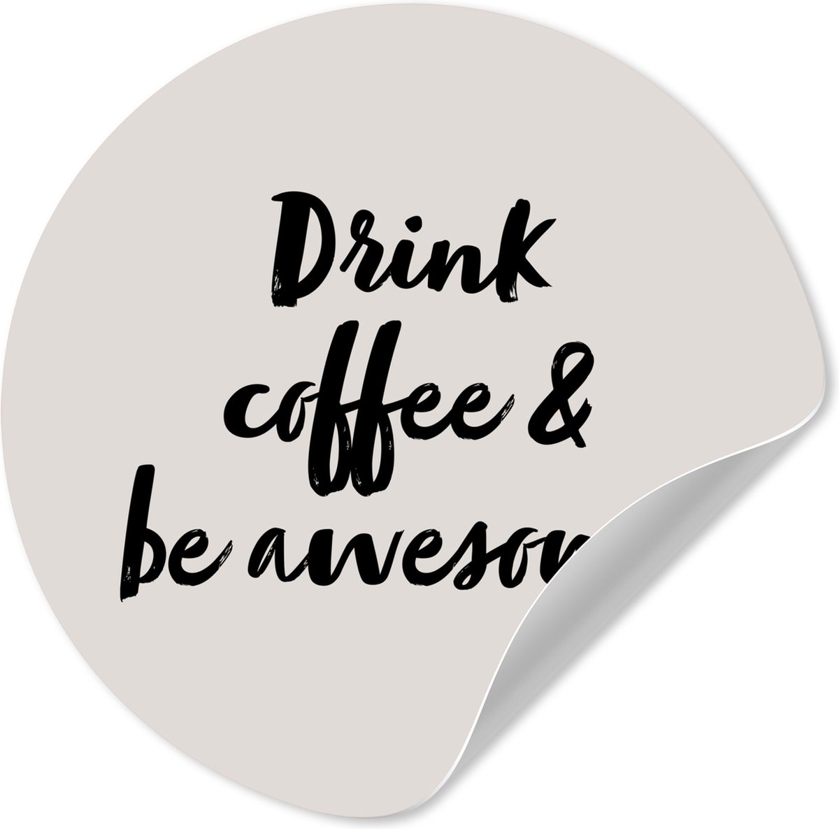 WallCircle® - Behangcirkel 100x100 cm - Muurstickers Inductie beschermer - Kookplaat - Quo