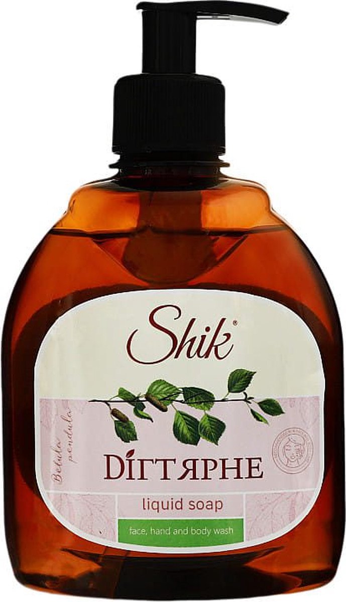 Goedkoopste Natuurlijke Vloeibare zeep met berkenteer - antibacteriële werking - kalmeert de huid - werkt tegen jeuk 300 ml