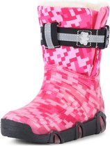Ladeheid Kinder Regenlaarzen - Gevoerd en Waterdicht - PVC - LA-ZT-Winter - 06-Roze - 35/36
