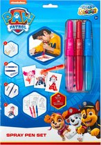 Bol.com Blaaspennen Set Paw Patrol Inclusief 3 blaaspennen en 3 sjablonen - Spraypen - Blopens - Blaasstiften aanbieding