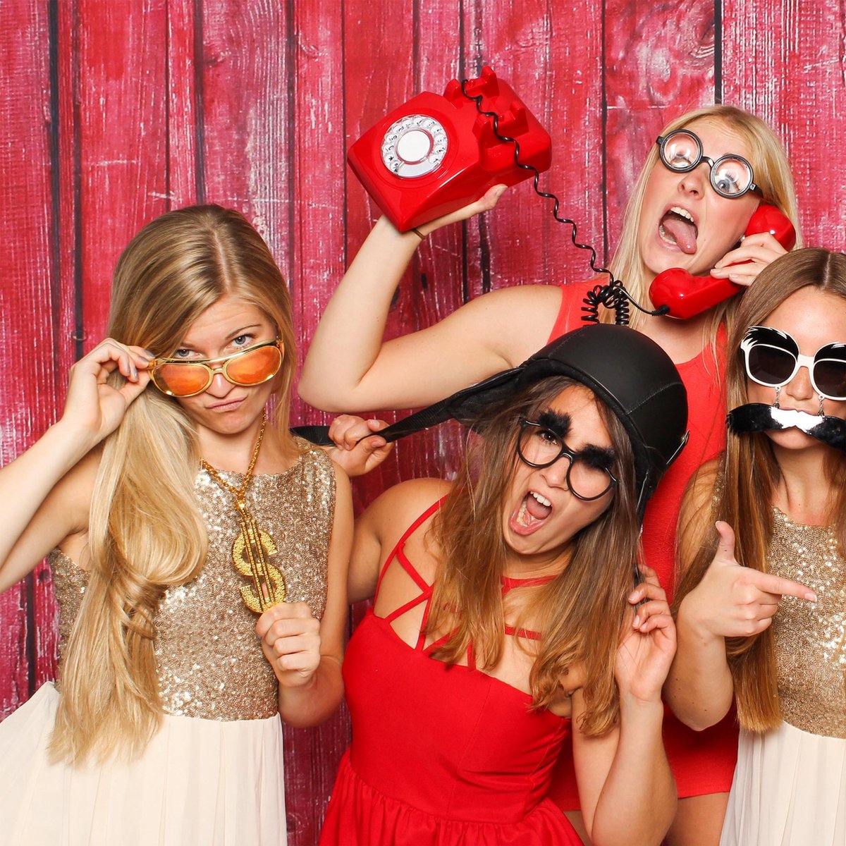 Heart Shaped Party Glasses, Heart Shaped Headband and