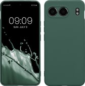 kwmobile coque de téléphone adaptée à OnePlus Nord 4 5G - Coque pour smartphone - Découpe précise pour appareil photo - Vert sapin