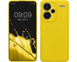 kwmobile telefoonhoesje geschikt voor Xiaomi Redmi Note 13 Pro+ 5G / Redmi Note 13 Pro Plus 5G - Hoesje voor smartphone - Precisie camera uitsnede - In stralend geel