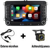 Bol.com 2024 Android Radio - Volkswagen Polo - Apple CarPlay - Android Auto - Achteruitrijcamera - Externe Microfoon - Android 1... aanbieding