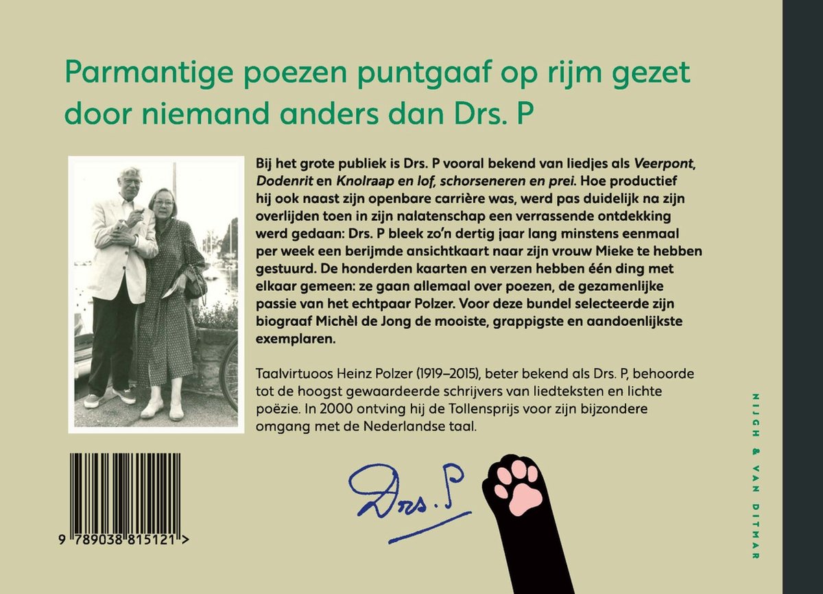 De hartelijke poezen van Drs. P - back cover