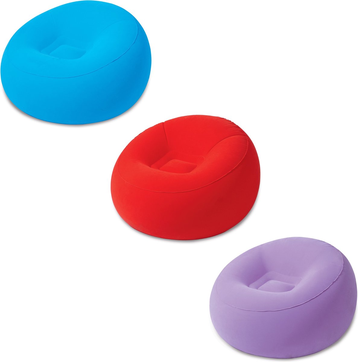 Opblaasbare stoel rood Bestway 75052