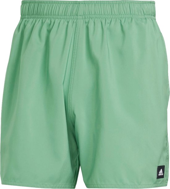 Short de bain Adidas Solid Clx en vert.