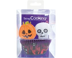 ScrapCooking Baking Cups & Toppers Halloween set/24