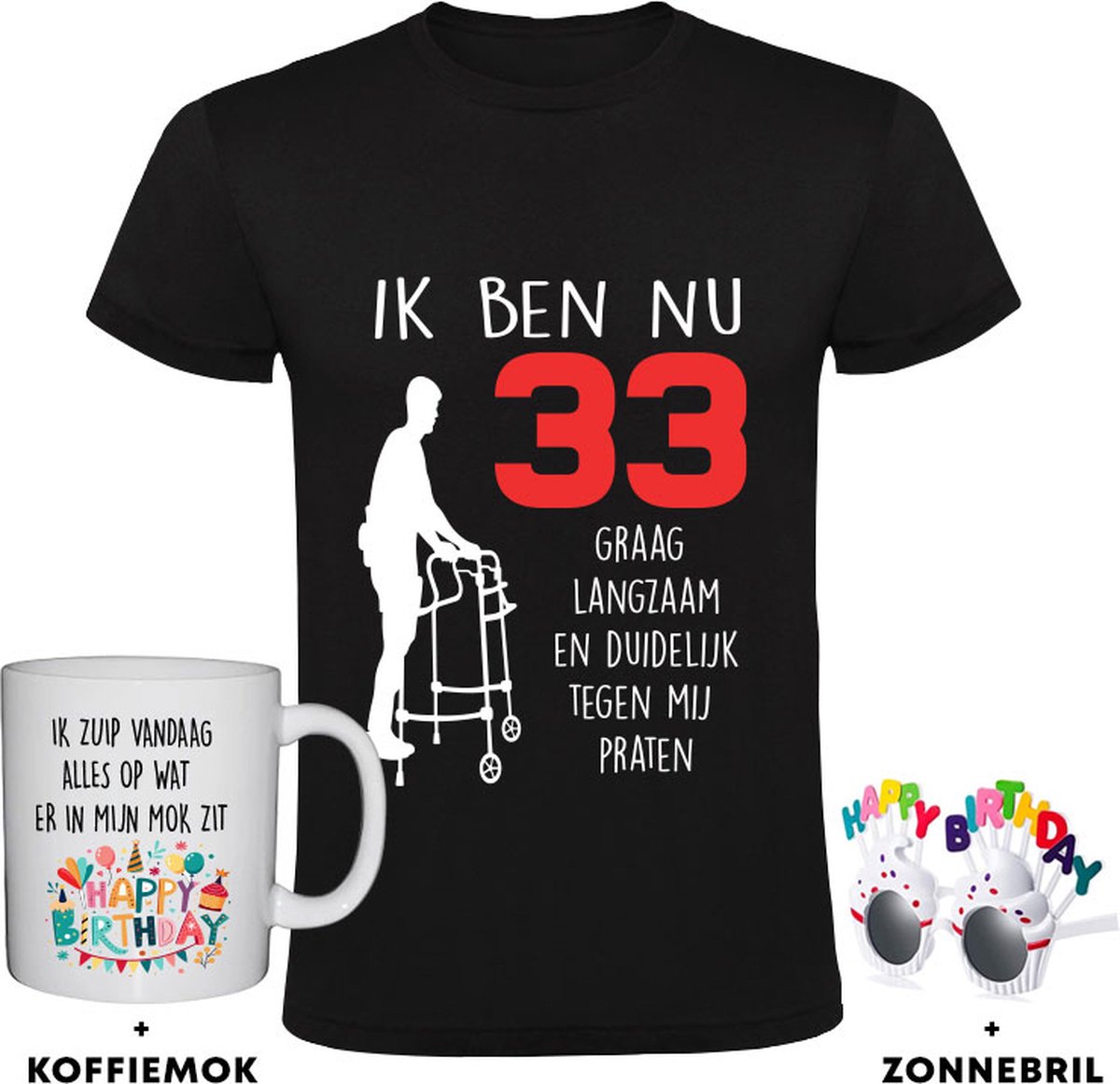T-shirt Homme Gildan 33 Ans - 33ème Anniversaire En Coton - Coupe Loose Fit - Neuf Sans étiquettes