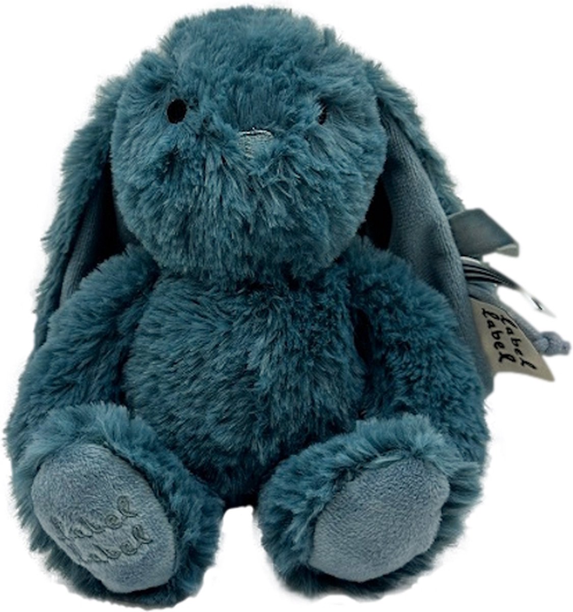 Label Label Rabbit Rosa Blauw 15 cm Knuffel