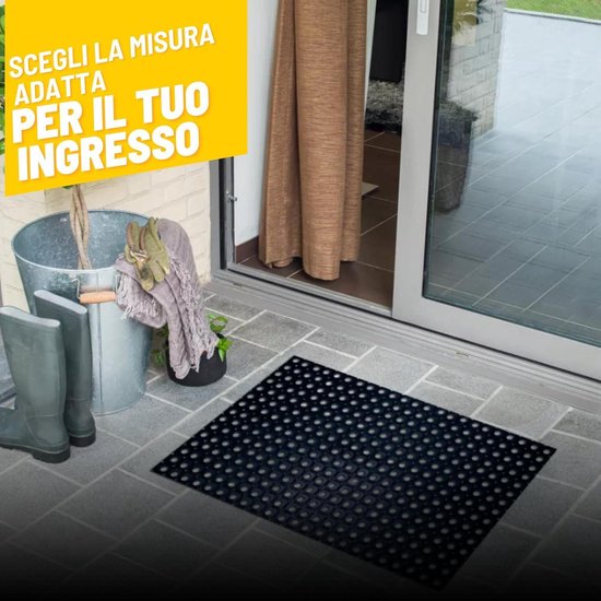 Droogloopmat Amsterdam - Deurmat Binnen – 100% Polyamide, Sterk Droogloopmat Amsterdam - Deurmat Binnen – 100% Polyamide, Sterk