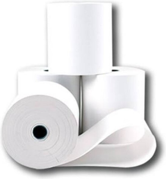 Thermorollen 80 mm x 80 mm x 12 mm - bonrollen BPA-vrij - kassarollen voor thermische printers en bonprinters - thermisch papier - geschikt voor apparaten met papierbenodigdheden tot 80 m - 40