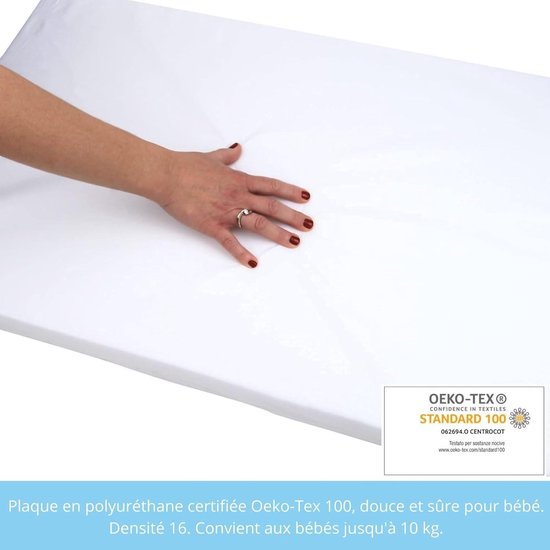 Babysanity Next To Me - Matelas Avec Revêtement En Coton Matelassé