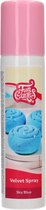 FunCakes Velvet Spray - Lichtblauw - 100ml - Voedingskleurstof - Taartdecoratie