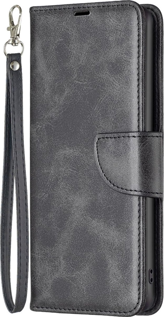 Mobigear Telefoonhoesje geschikt voor Apple iPhone 16 Pro Hoesje | Mobigear Excellent Bookcase Portemonnee | Pasjeshouder voor 3 Pasjes | Telefoonhoesje voor Pinpas / OV Kaart / Rijbewijs - Zwart