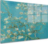 Fleur d'amandier - Peinture sur verre Vincent van Gogh - Peinture sur verre Blossom - Décoration murale Nature - Décoration murale classique - Verre acrylique - Décoration murale salon verre acrylique 120x80 cm