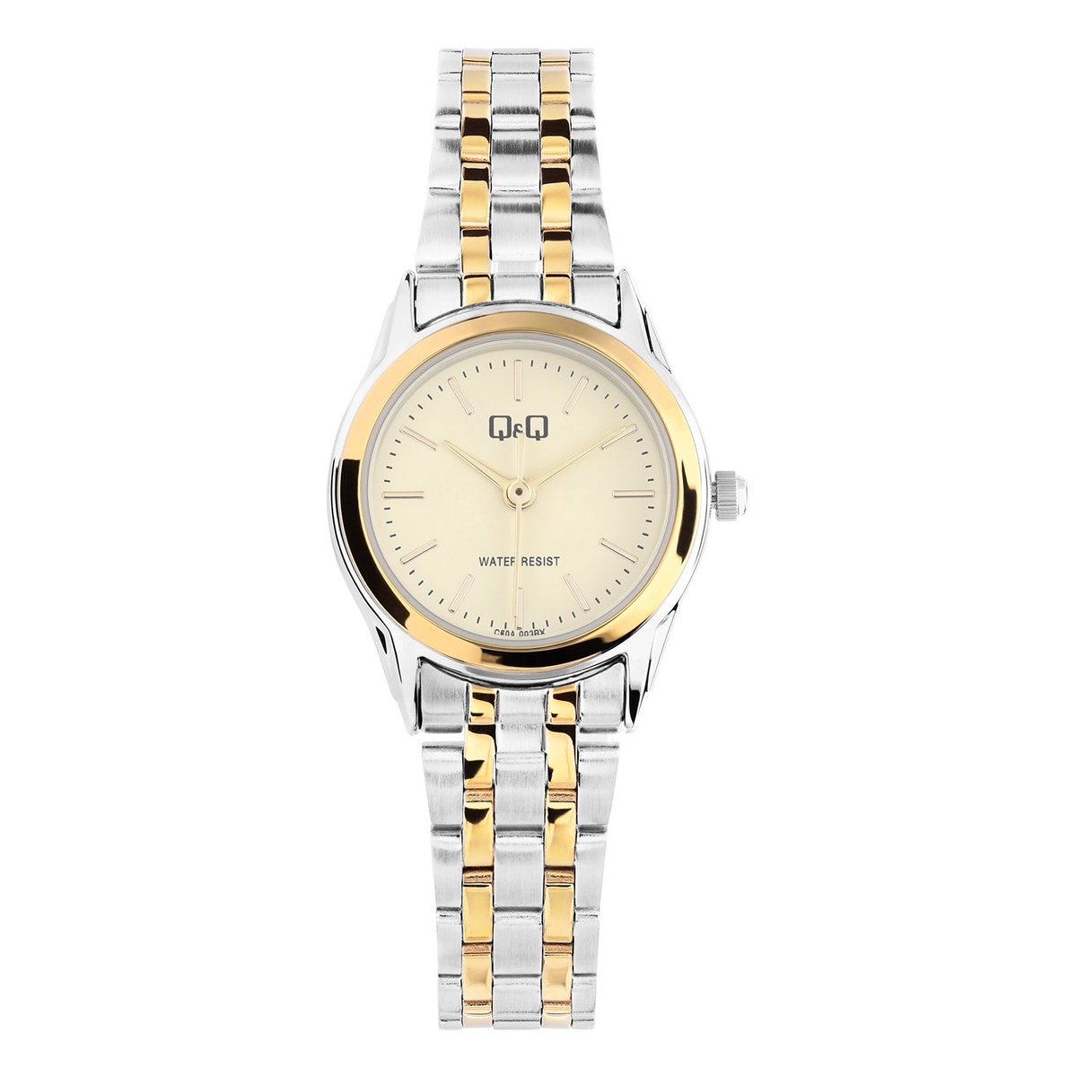 Q Q Dames QQ Dameshorloge Bicolor - Horloge - Staal - - 23 mm