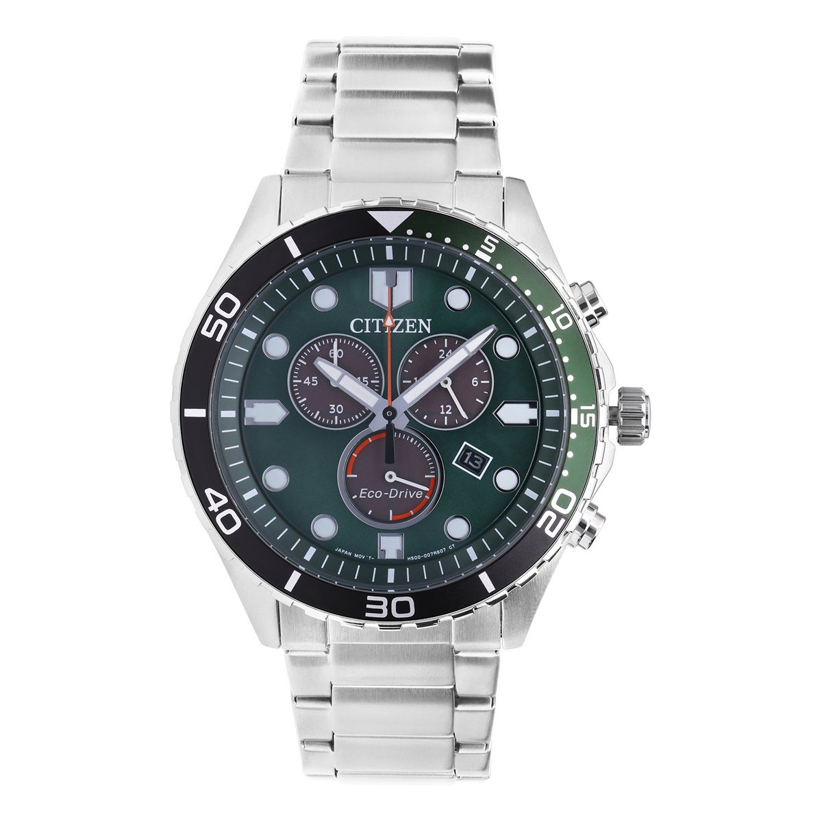 Citizen OF Sporty Aqua AT2561-81X Horloge - Staal - Zilverkleurig - Ø 43 mm