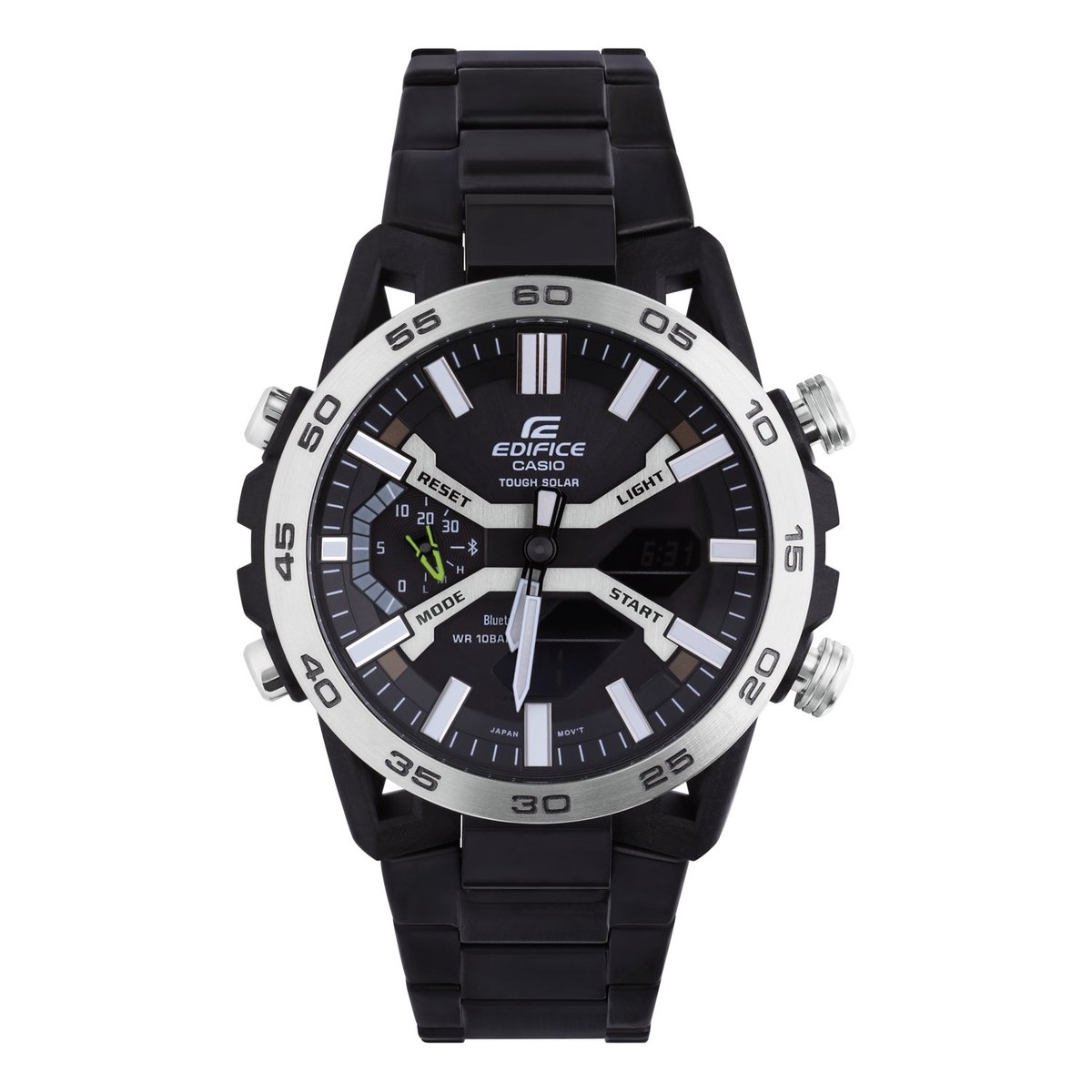 Casio Edifice ECB-2000DC-1BEF Horloge - Staal - Zwart - Ø 45 mm