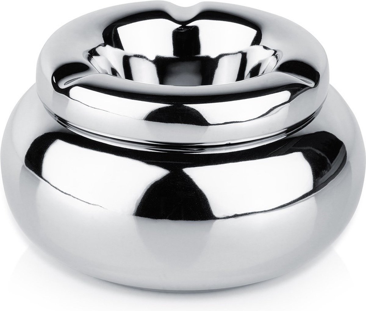Goedkoopste Asbak Dolomiet Zilver Rond 11 cm - Binnen en Buiten