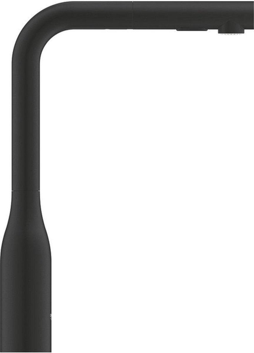 Grohe Essence new keukenmengkraan L-uitloop phantom black