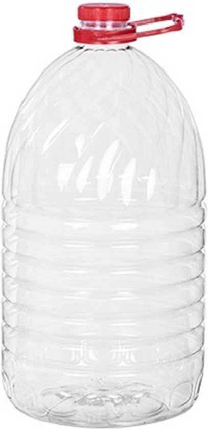 transparante watercontainer 5 liter