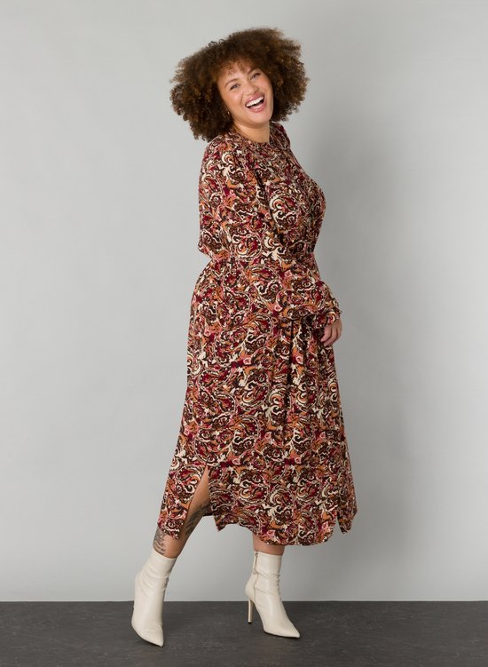 YESTA Sage One pieces - Brick/Multi-Colour - maat 2(50)