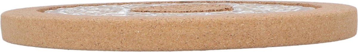 Duro Ceramics - Pannenonderzetter kurk beige 19cm - Pannenonderzetters