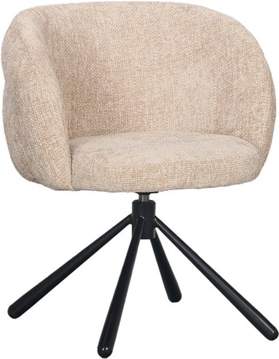 Pole to Pole - Chaise pivotante Pebble - Latte