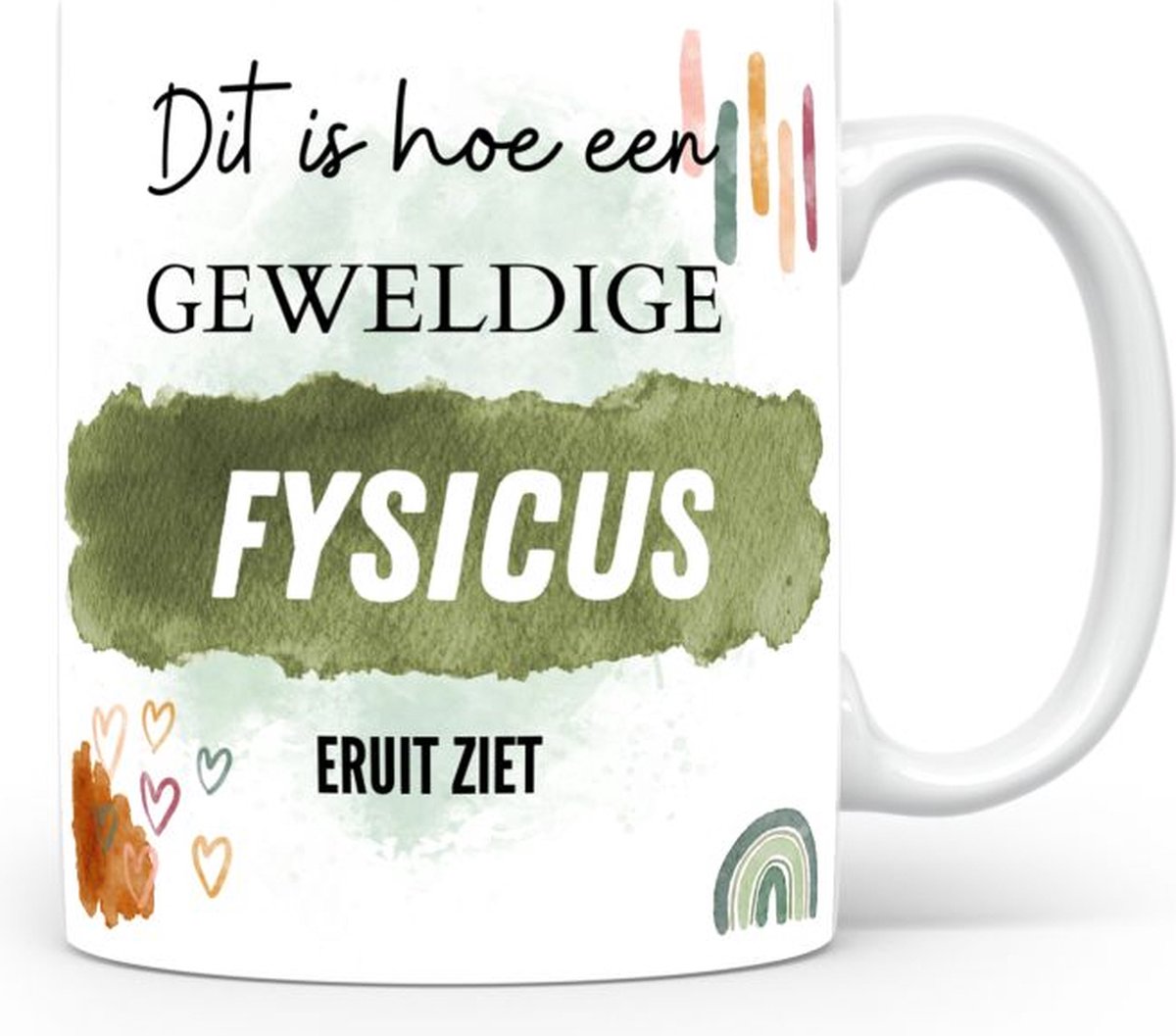 Mok bedrukken met beroep Fysicus