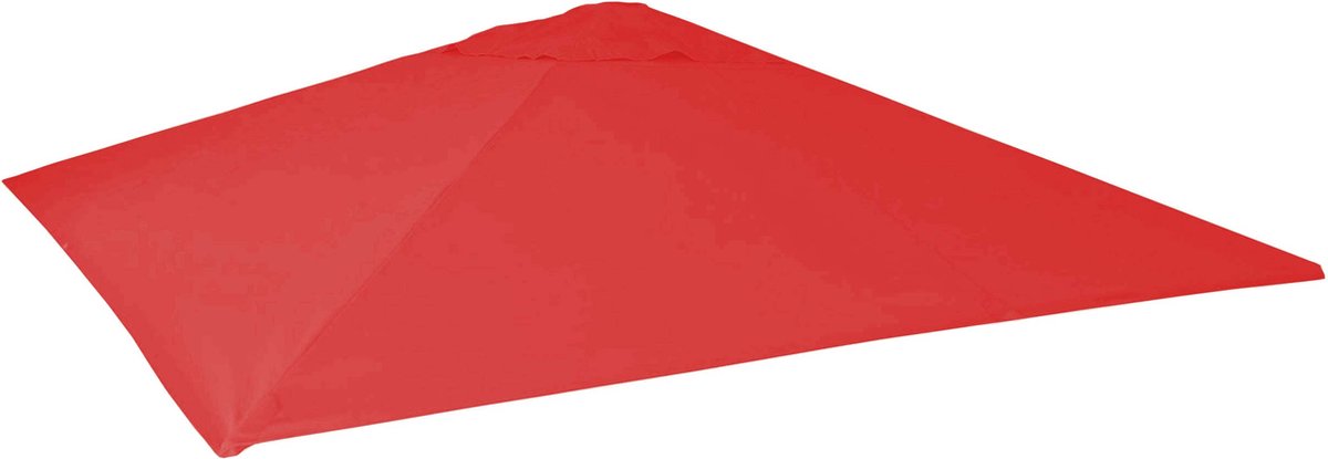 Vervangende hoes voor parasol MCW-D20, parasolhoes Vervangende hoes, 5x5m (Ø7,2m) Polyester ~ rood