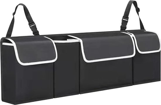 Kofferbakorganizer met 9 Zakken Opbergtas voor in de Auto met 3