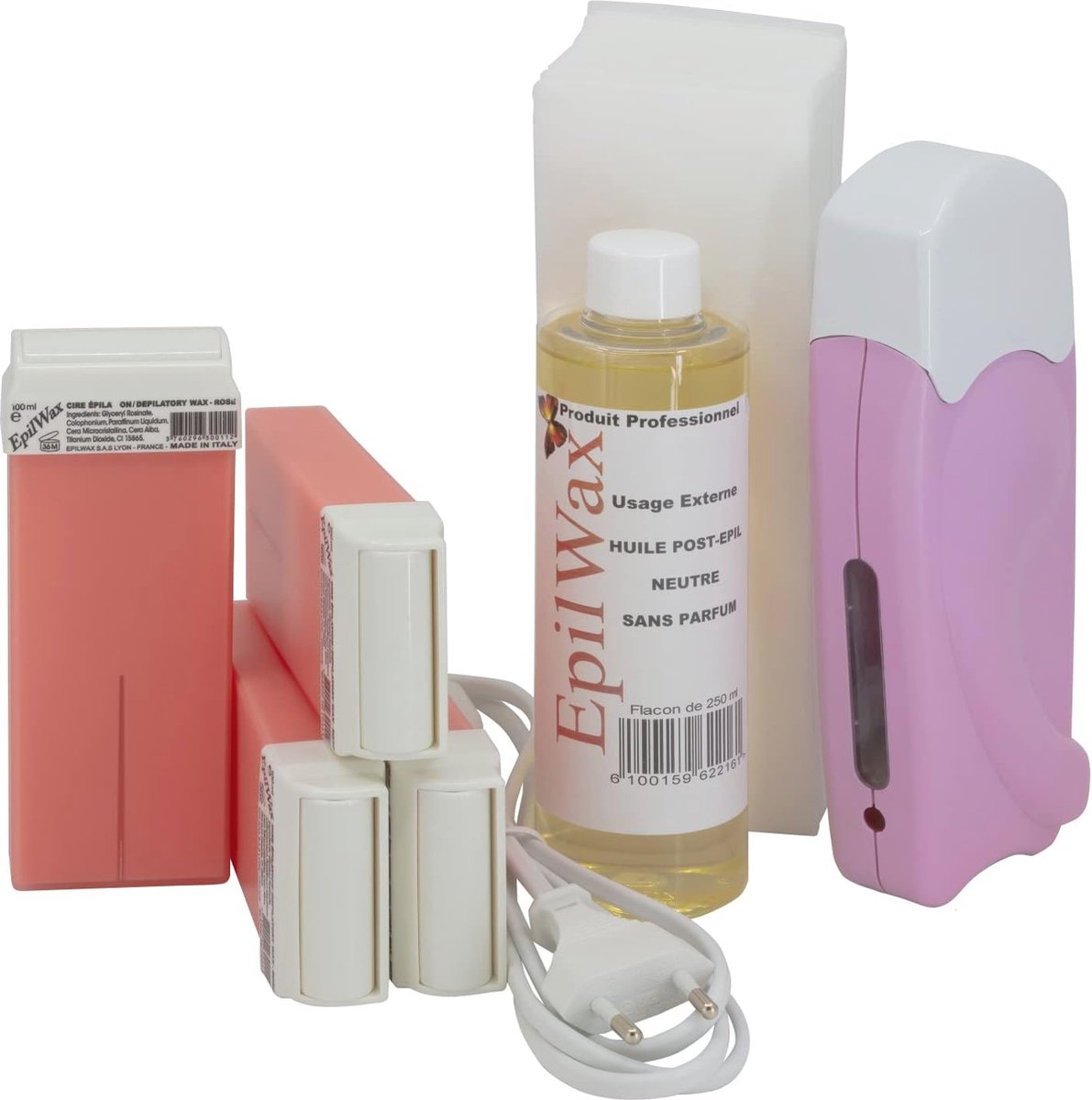 Complete Ontharingsset met Waxverwarmer en Roll-ons voor Gevoelige Huid