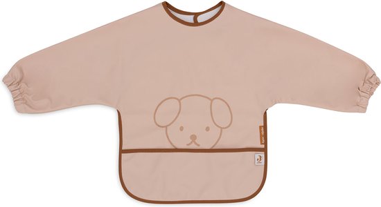 Jollein x Nijntje - Baby Slab Waterproof met Mouw - Miffy Peekaboo Wild Rose
