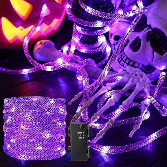 Halloween decoratie pompoen, Halloween pompoen decoratie met led-licht
