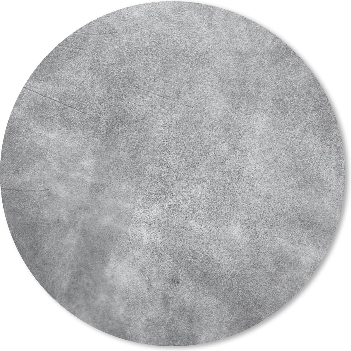 Muismat rond 30x30 cm - Mousepad Leer - Structuur - Lederlook - Ronde muismatten