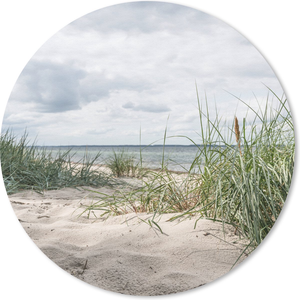 Muismat rond 20x20 cm - Mousepad Zand - Planten - Duitsland - Ronde muismatten