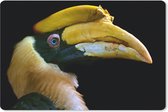 Muismat - Mousepad - Vogel - Snavel - Zwart - 27x18 cm - Muismatten