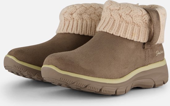 Skechers Easy Going Cozy Weather Dames Laarzen Taupe Maat 38