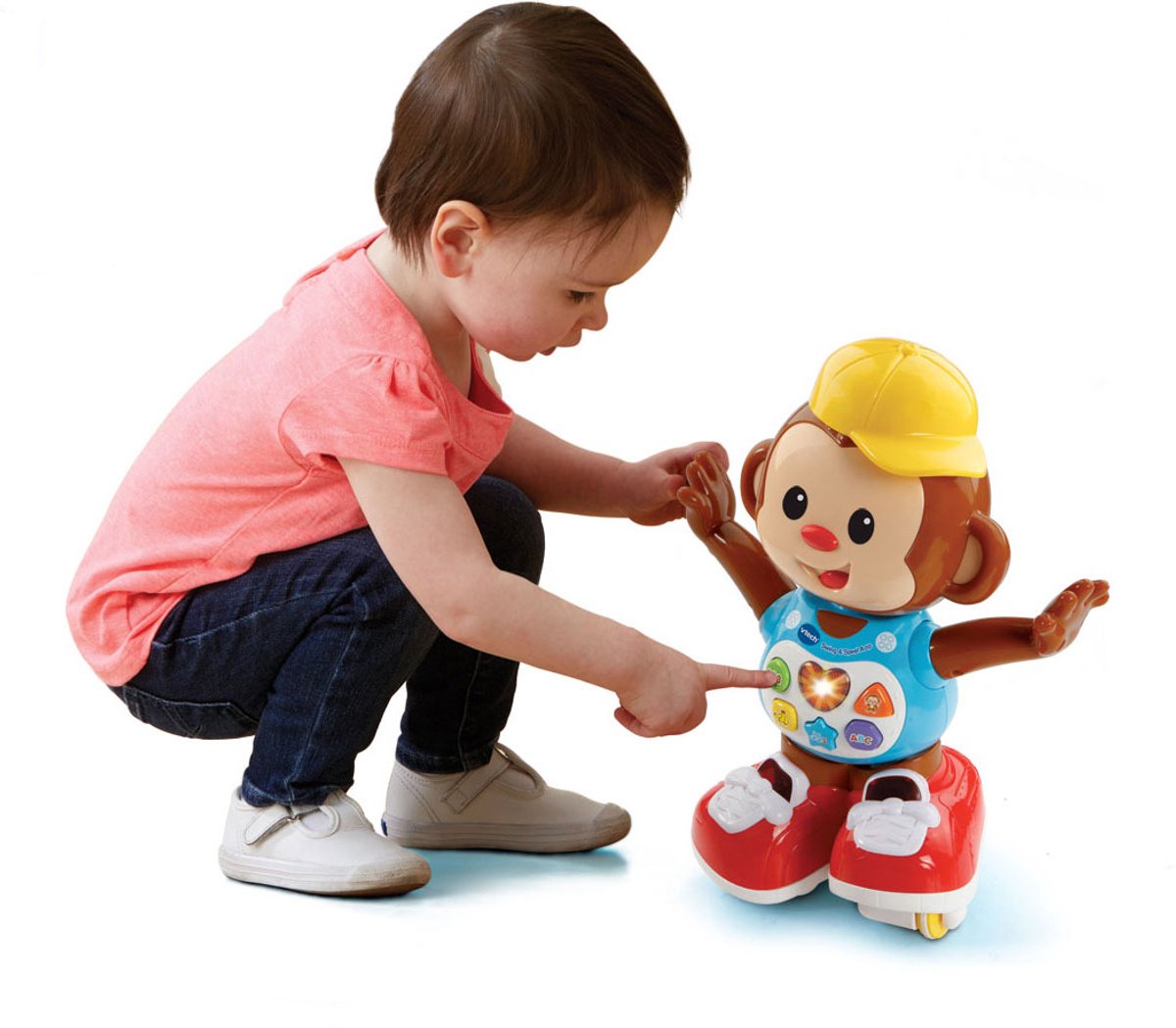 VTech Baby Swing & Speel Aap - Cadeau - Educatief & Interactief Baby Speelgoed - met Liedjes & Geluiden - 1 tot 3 Jaar — afbeelding 3