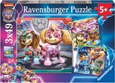 Bol.com Ravensburger puzzel Paw Patrol: The Mighty Movie - Legpuzzel - 3x49 stukjes aanbieding
