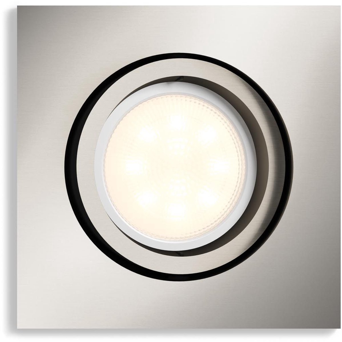 Philips Shellbark - Inbouwspot - 1 Lichtpunt - mat chroom - 1 x 500lm