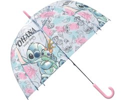 foto van Disney Lilo & Stitch Transparante Paraplu 46 CM - ''Ohana''