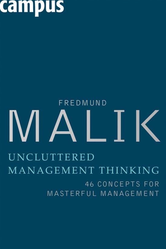 Uncluttered Management Thinking - cover