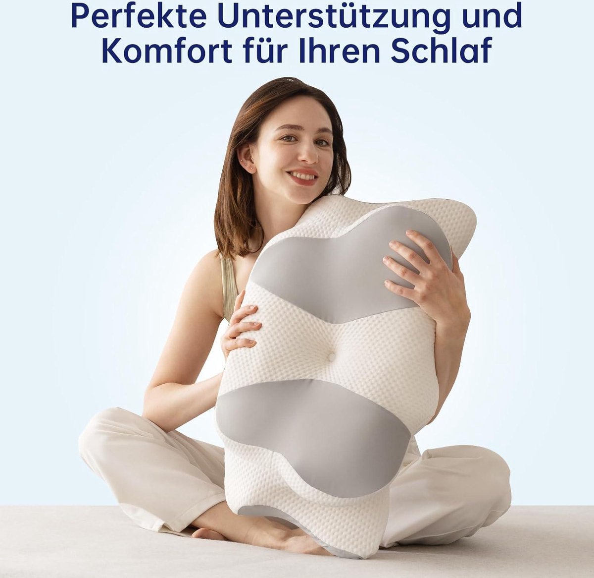 Fytura -2-in-1 Ergonomisch Traagschuim Nekkussen - Contourorthopedisch Fytura -2-in-1 Ergonomisch Traagschuim Nekkussen - Contourorthopedisch