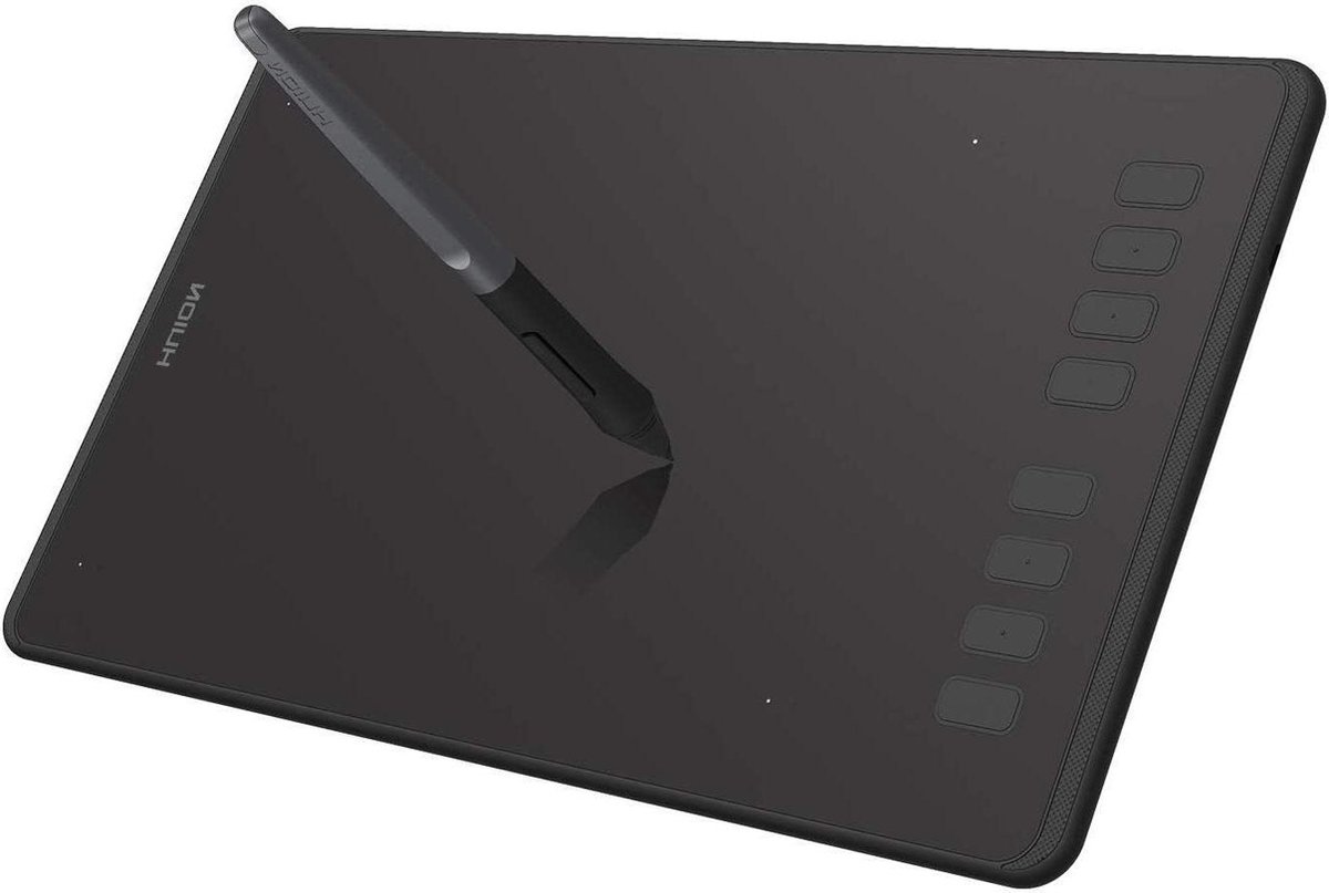 Grafische Tablet 8.7×5.4 Inch Volledig Gelamineerd - 8 Aanpasbare Toetsen - Compatibel met PC en Android Apparaten