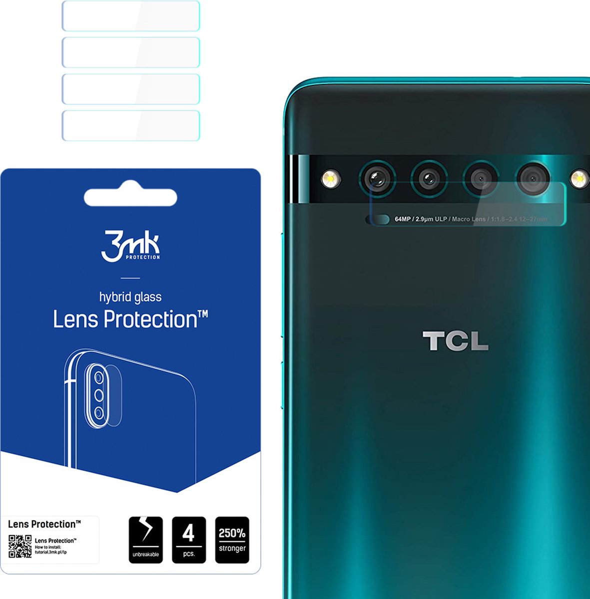 TCL 10 Pro - 3mk Lens Protection