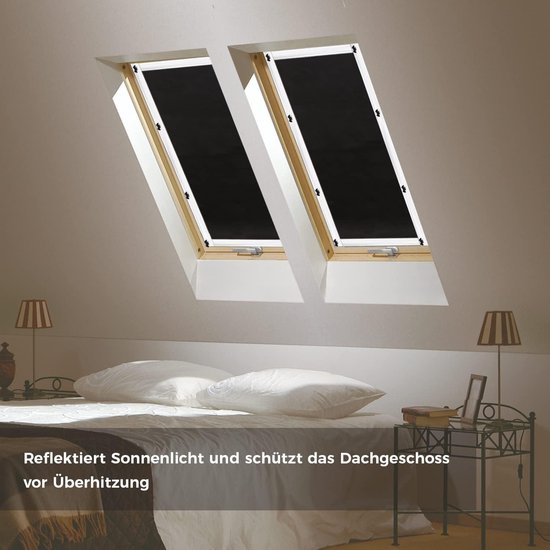 Thermo Rolgordijn - Verduisterend - Wit - 220cm x 190cm